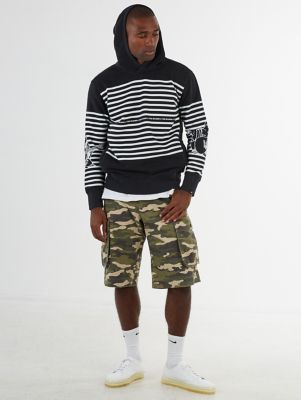 true religion stripe hoodie