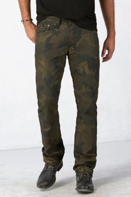 true religion camo shorts