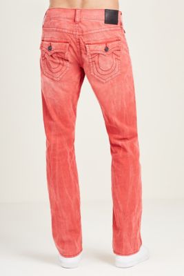 STRAIGHT ACID WASH CORDUROY MENS PANT