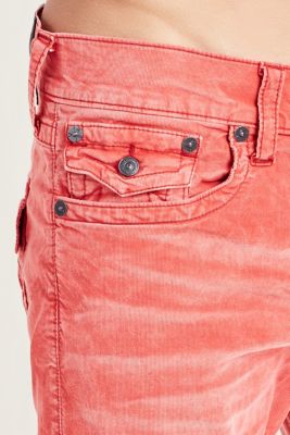 STRAIGHT ACID WASH CORDUROY MENS PANT