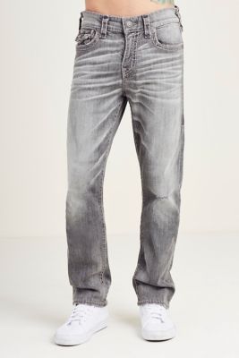 mens grey true religion jeans