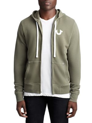 green true religion hoodie