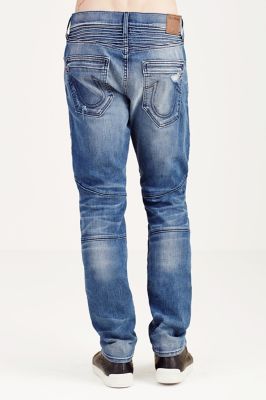 true religion black ripped jeans