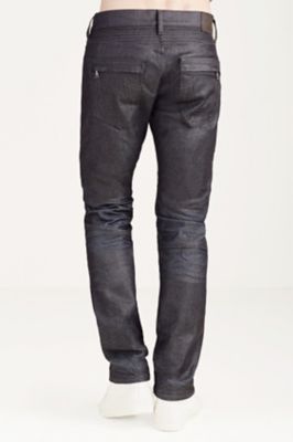 mens black skinny moto jeans