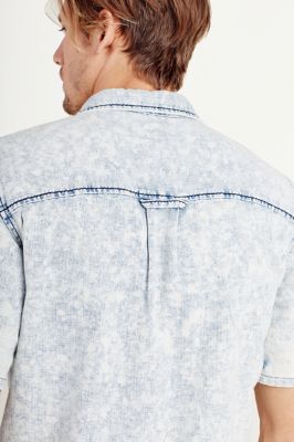 true religion white button up shirt