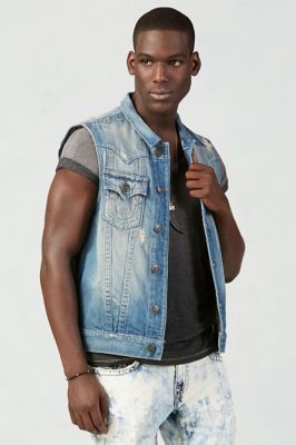 true religion vest mens