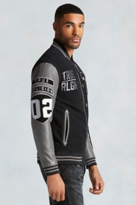 true religion varsity jacket mens