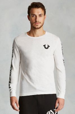 true religion white long sleeve