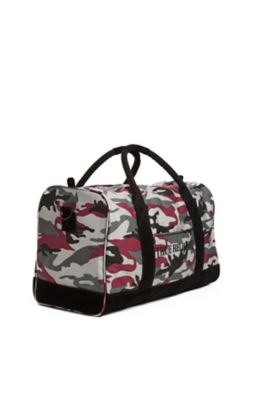 MENS CAMO DUFFLE BAG