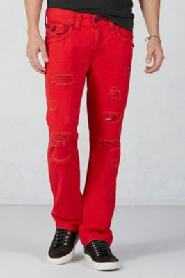 red vinyl pants mens