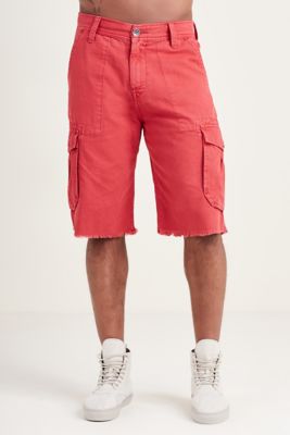 red true religion shorts