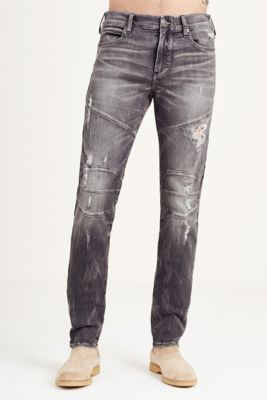 black true religion biker jeans