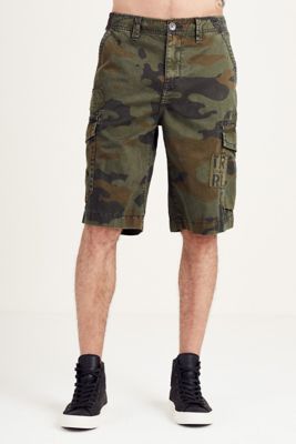 true religion camouflage shorts