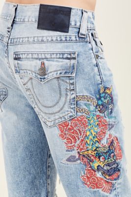 true religion embroidered jeans