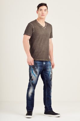 paint splatter true religion jeans