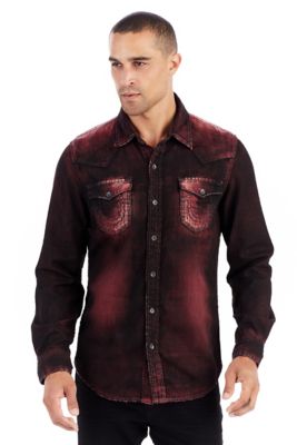 true religion button up