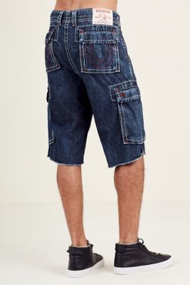 true religion cut off shorts