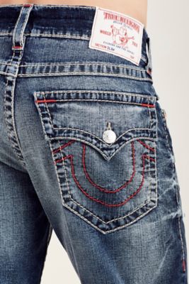 true religion with red stitching