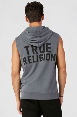 true religion sleeveless hoodie