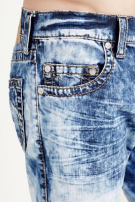 true religion jeans green stitching