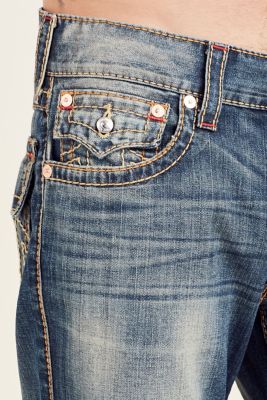 true religion red stitching jeans