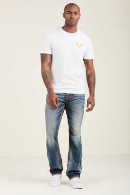 true religion orange stitching