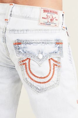 true religion orange stitching