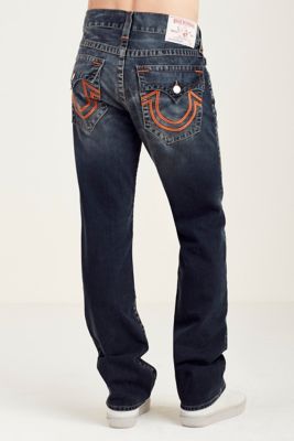 true religion jeans orange stitching