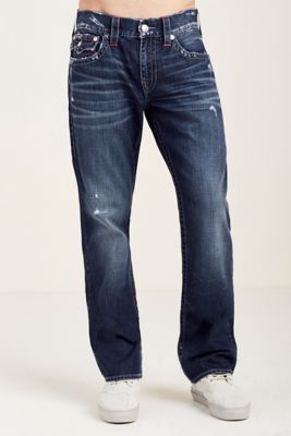 true religion jeans with white stitching