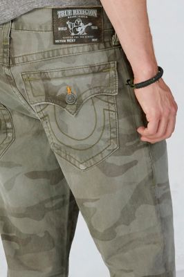 true religion camo jeans mens