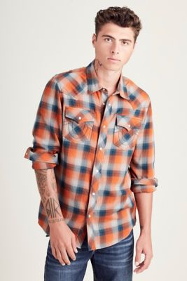 WESTERN PLAID MENS SHIRT - True Religion