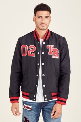 true religion letterman varsity jacket