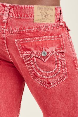 red true religion jeans mens