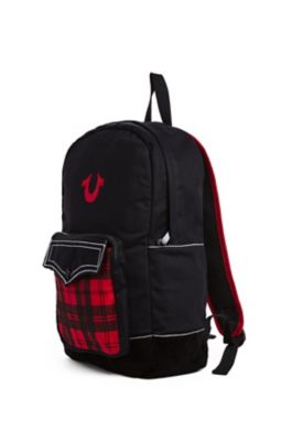 MENS PLAID BACKPACK