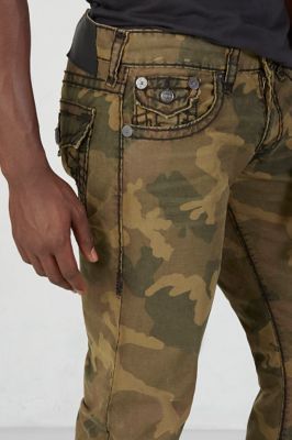 camo true religion jeans mens