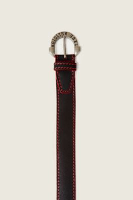 Timberland Pink Genuine Leather Belt - size 32 Waist, GUC! Streetwear Work  Logo