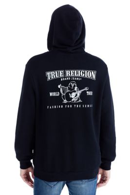 true religion mens pullover hoodie