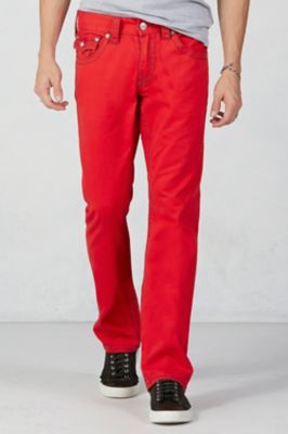 HAND PICKED RICKY STRAIGHT MENS RED PANT - True Religion