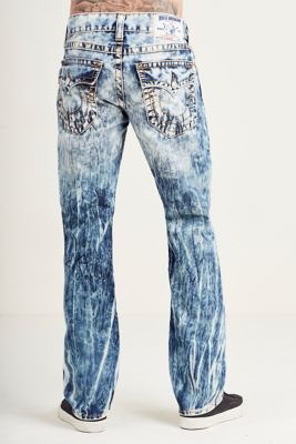 orange true religion jeans