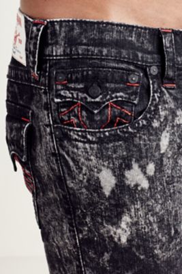 true religion jeans black and red