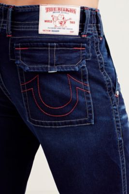 true religion with red stitching