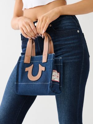 MINI DENIM TOTE BAG