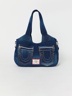 Denim Pocket Tote Bag