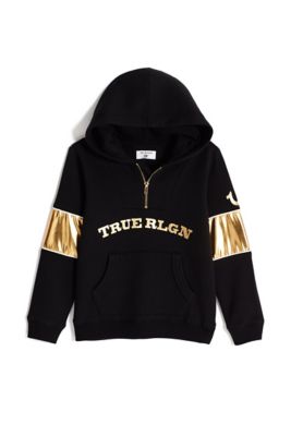 true religion half zip hoodie