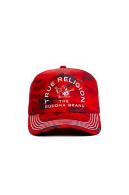 red true religion hat