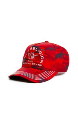 red true religion beanie