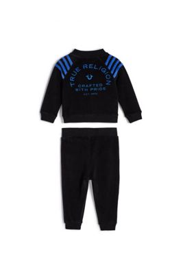 velour flared tracksuit