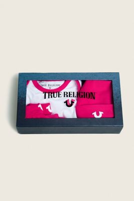 true religion baby 3 piece gift box set