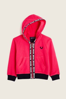 pink true religion hoodie