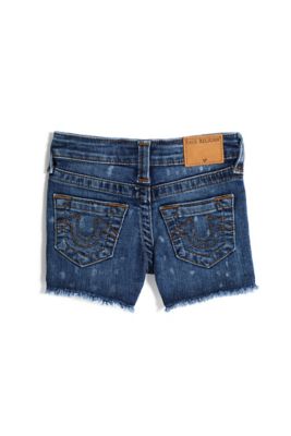 true religion girls shorts